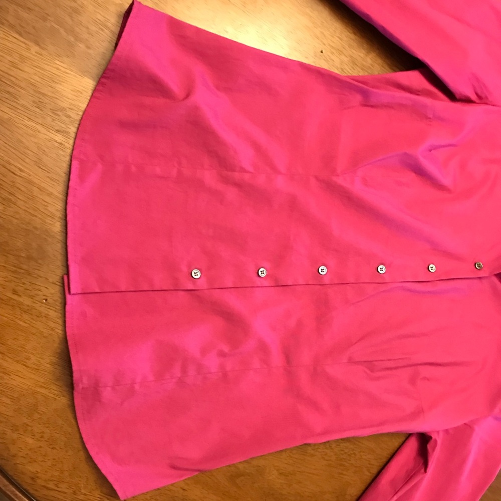 Express Fuchsia Pink Button Up In Size Small. - image 6